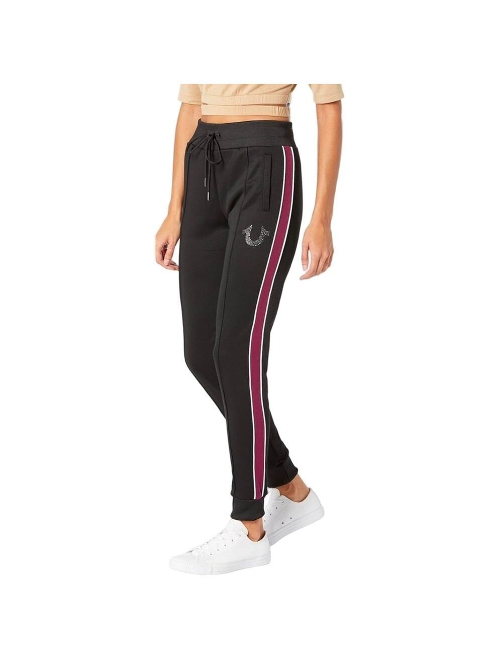 True Religion Crystal Mid Rise Joggers Size XL